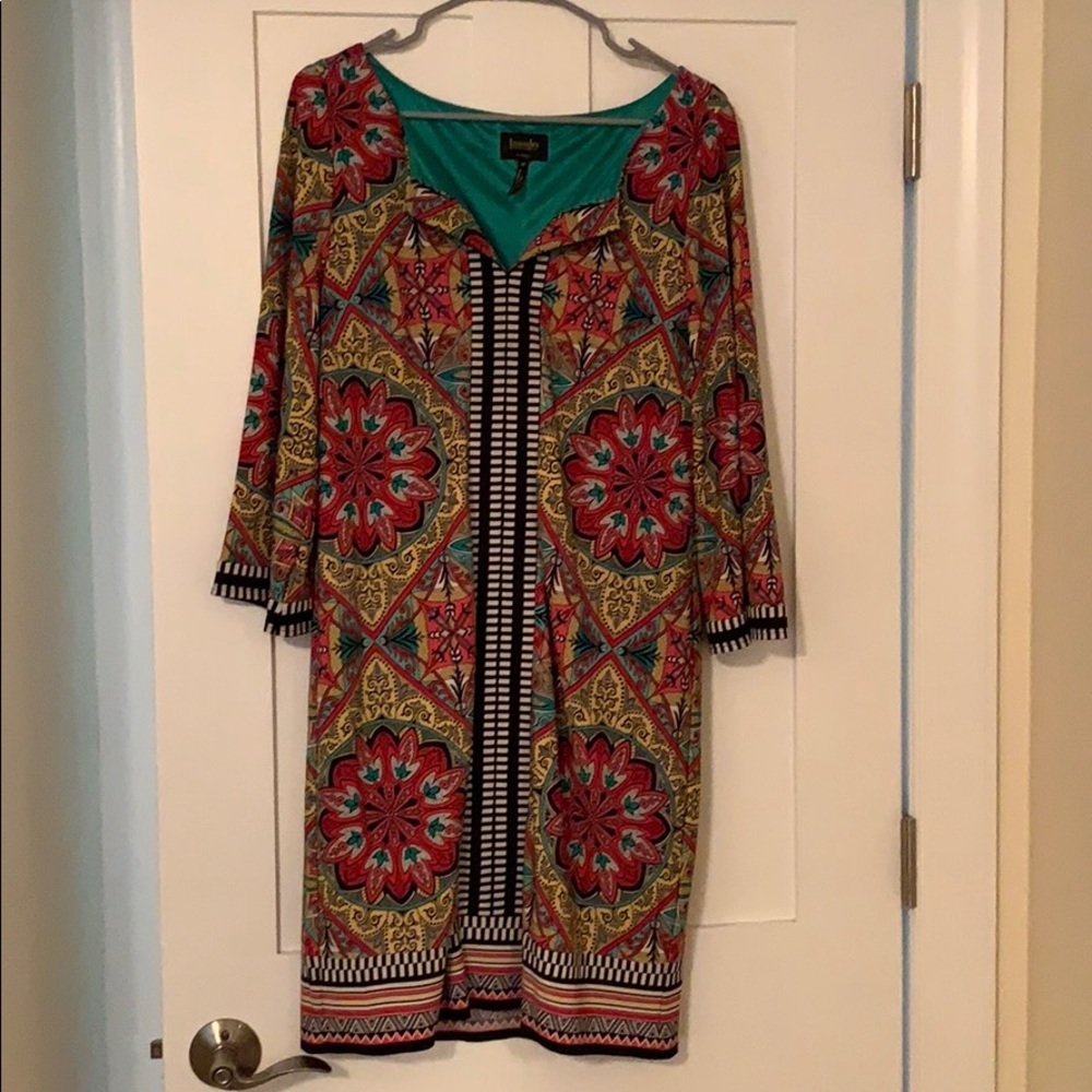 Colorful paisley dress